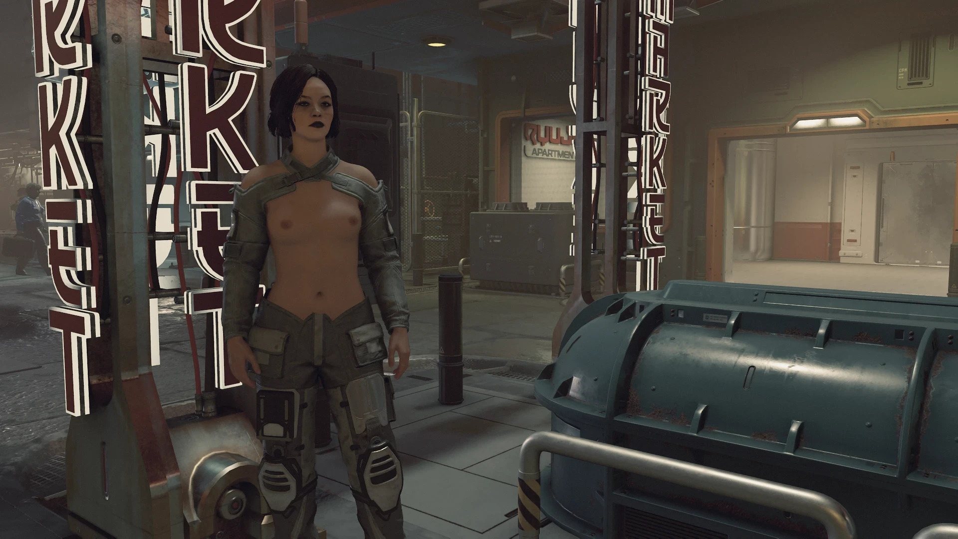 Starfield "Костюм инженера с голой грудью"