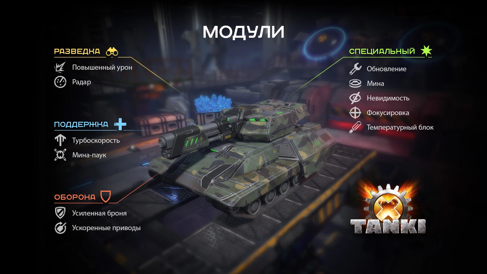 В Tanki X приехали модули