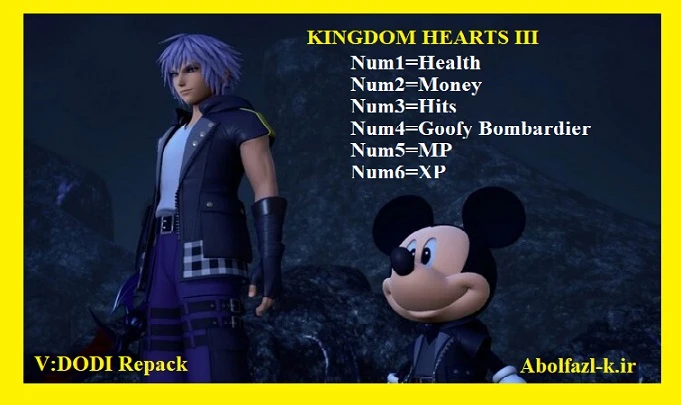 Kingdom Hearts 3: Трейнер/Trainer (+6) [1.0] {Abolfazl.k}