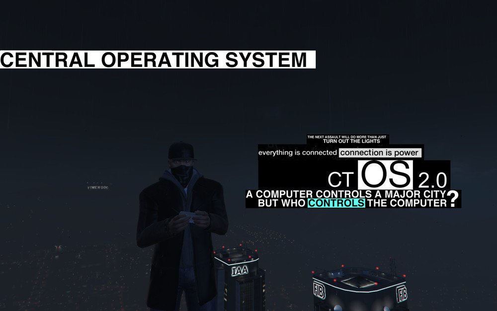 Grand Theft Auto 5 "ctOS V (Watch Dogs Hack Mod 0.3a)"