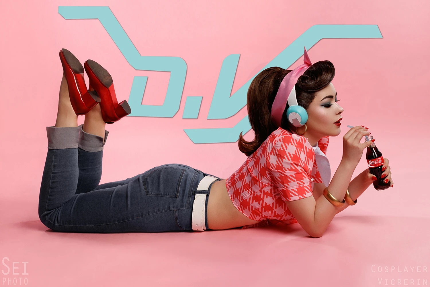 Косплей на D.va из Overwatch