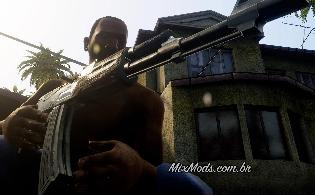 Grand Theft Auto: The Trilogy (SA) "Реалистичный AK-47"