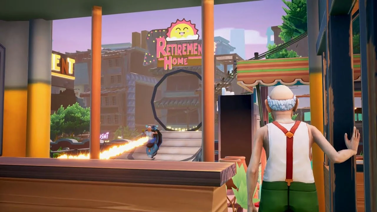 Новый трейлер Just Die Already пародирует Cyberpunk 2077