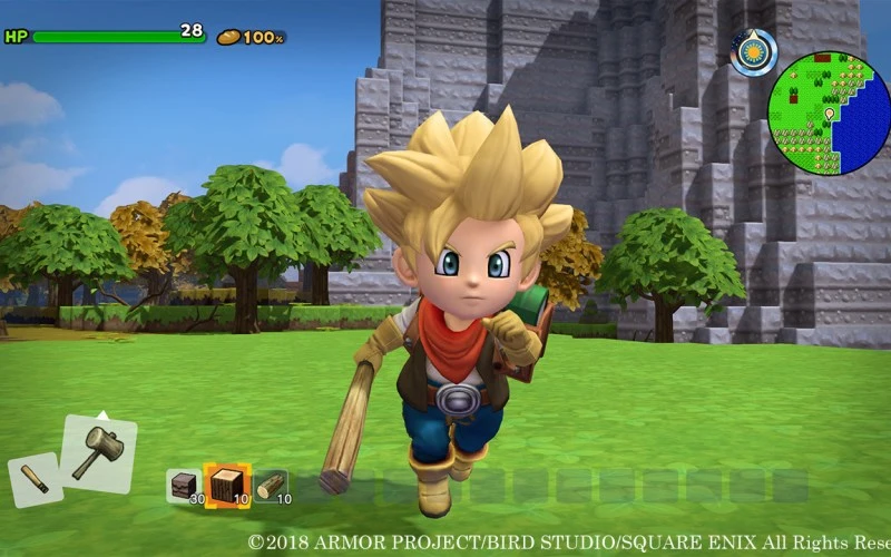 Dragon Quest Builders 2. 8 Минут Геймплея