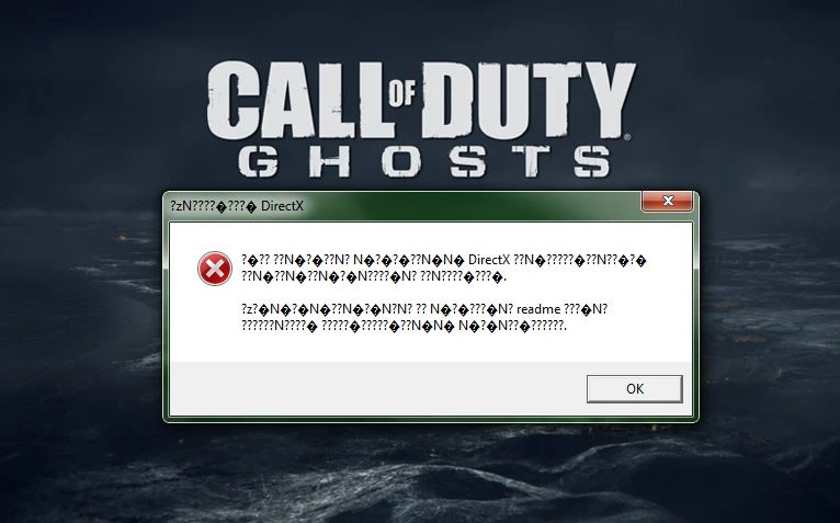 Call of Duty: Ghosts "Исправляем ошибку DirectX 11 (если нет поддержки)"