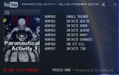 Paranautical Activity - Deluxe Atonement Edition: Трейнер/Trainer (+7) [1.0] {LIRW / GHL}