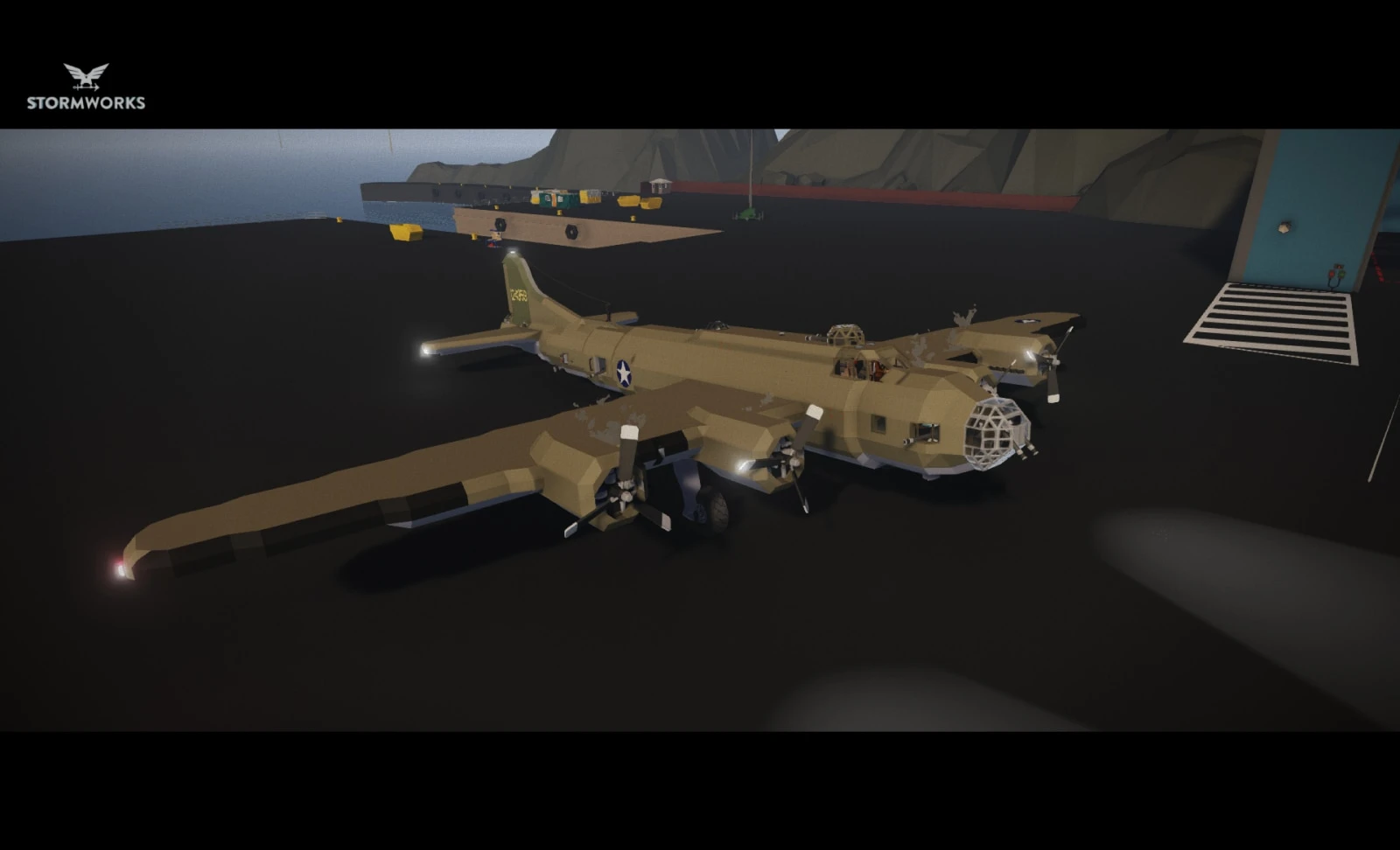 Stormworks: Build and Rescue "Бомбардировщик B-17F Летающая крепость"