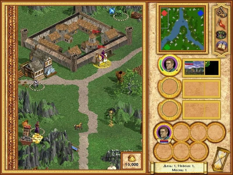 Heroes of Might and Magic 4 "Карта - Mards River Fork"