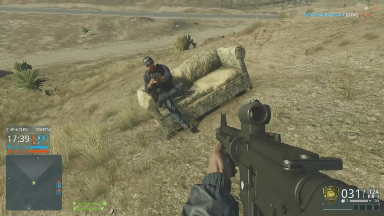 В Battlefield: Hardline можно будет прокатиться на управляемом диване