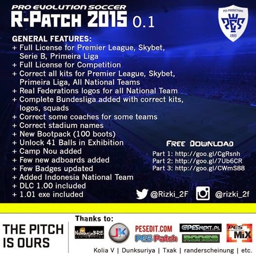 PES 2015&#8236; Rizki_2F Patch 0.1