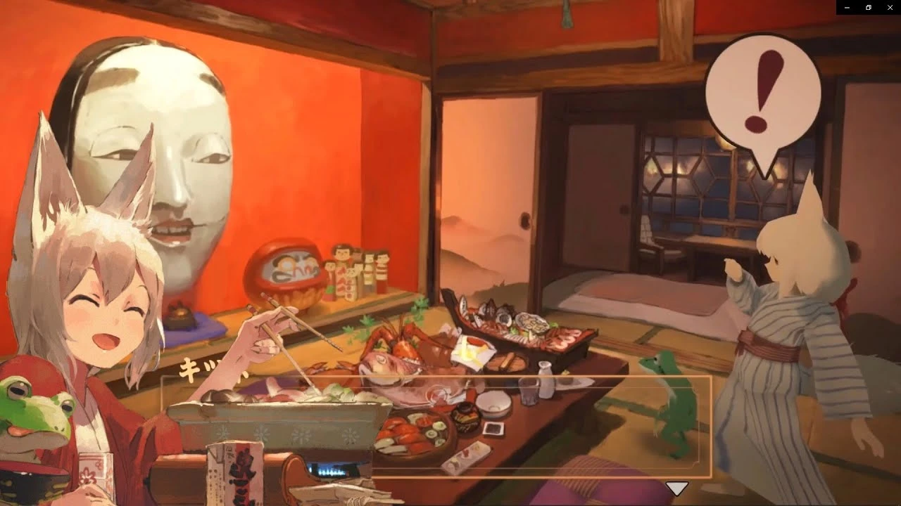 Состоялся анонс необычной японской инди-игры Fox and Frog Travelers The Demon of the Adashino Island