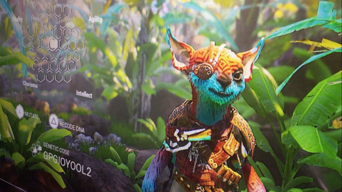 Редактор персонажей на новых кадрах Biomutant