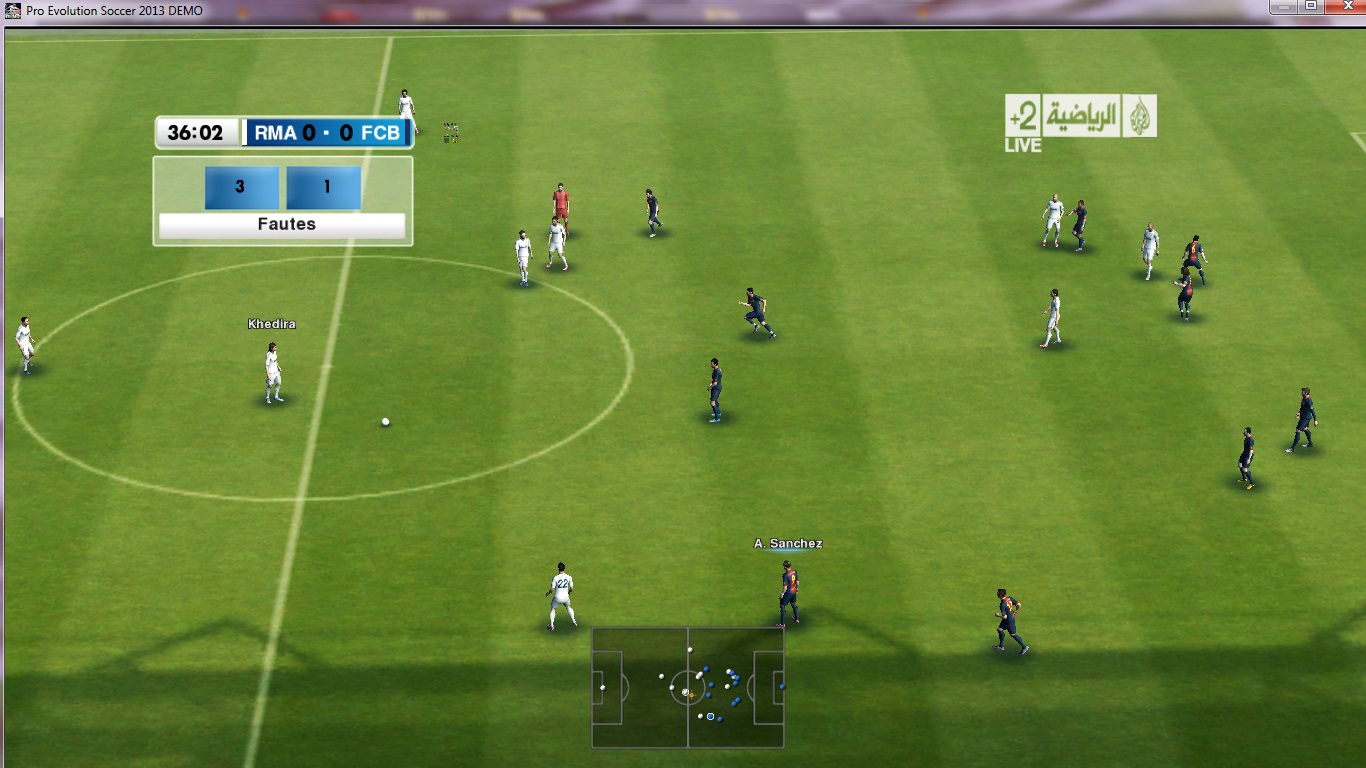 PES 2013 DEMO "La Liga Scoreboard"