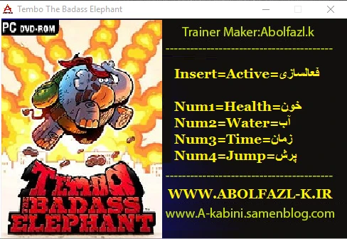 Tembo: The Badass Elephant: Трейнер/Trainer (+4) [1.0] {Abolfazl-k}