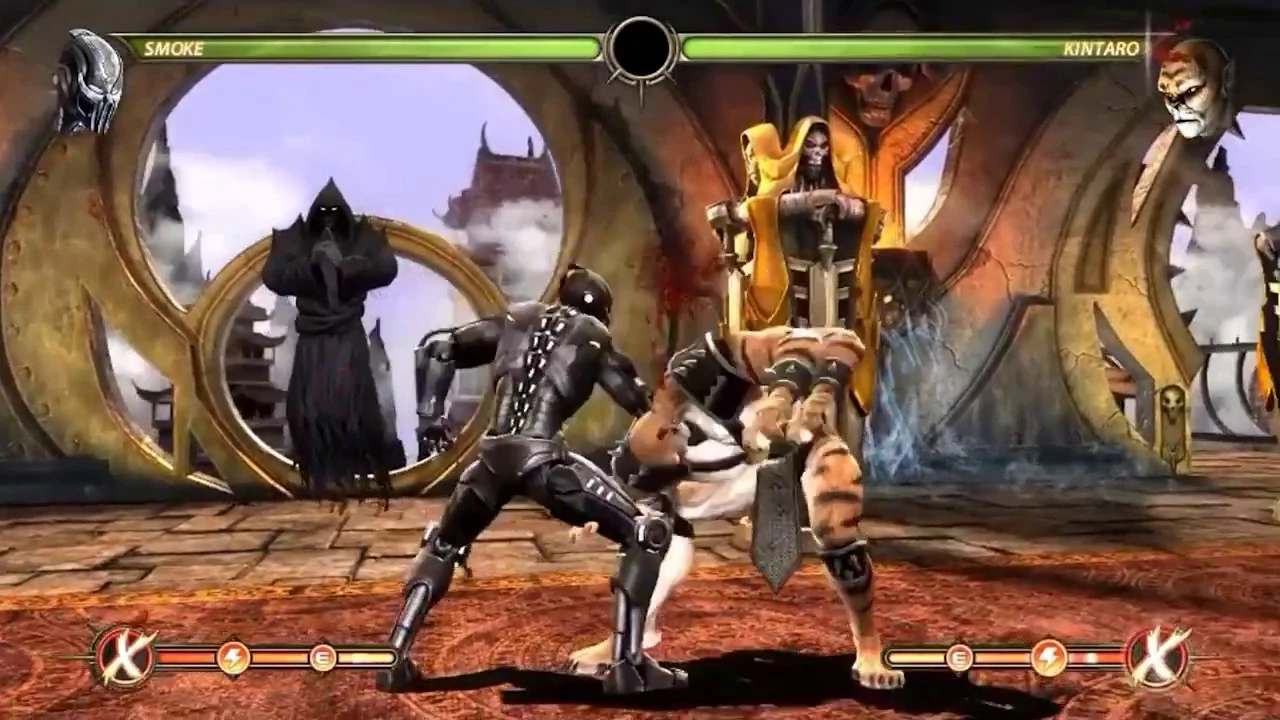 Mortal Kombat (2011) "DLC Сharacter Cyber-Smoke [All Versions](By zepterrian)"