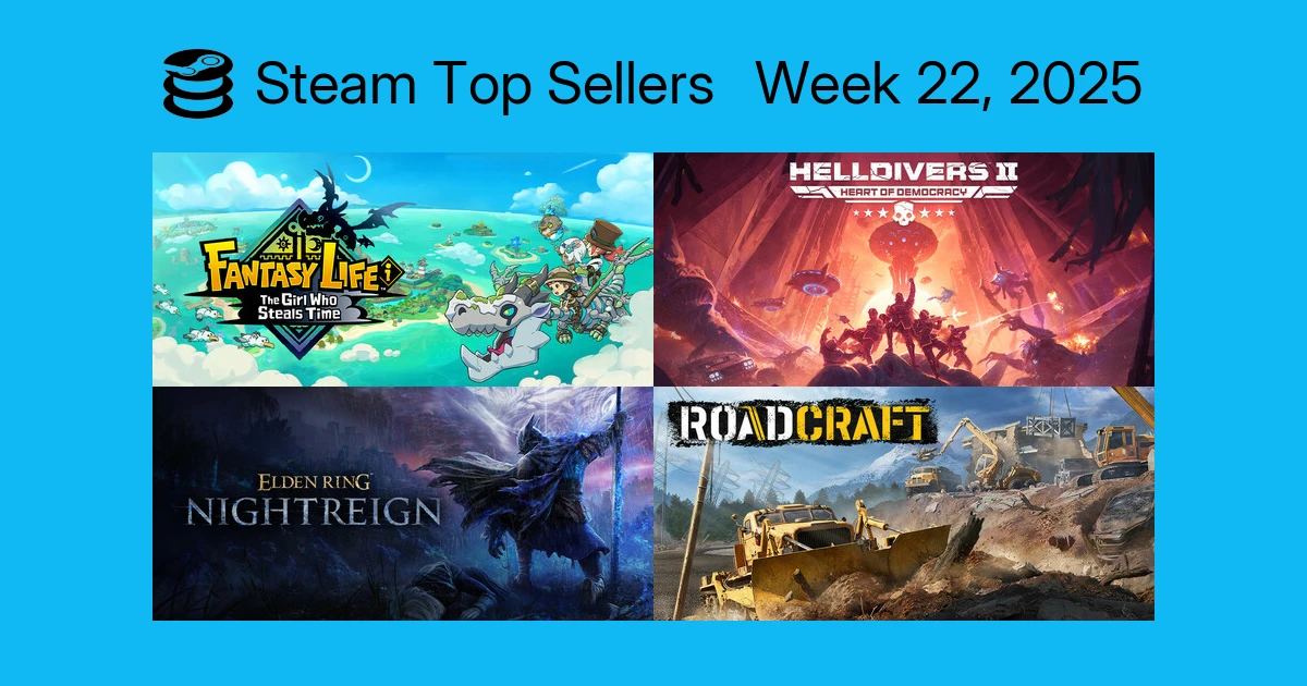 Уютная Fantasy Life i: The Girl Who Steals Time покорила чарт продаж Steam за прошлую неделю