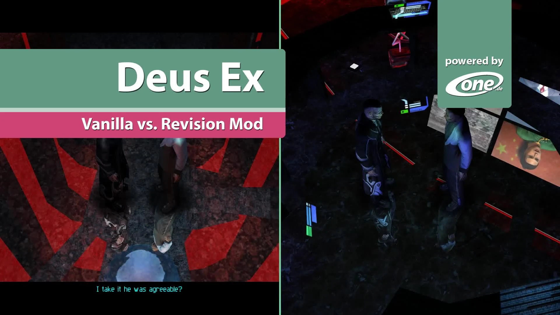 Deus Ex &#8211; Детальное сравнение графики Оригинала vs. Revision Mod Graphics