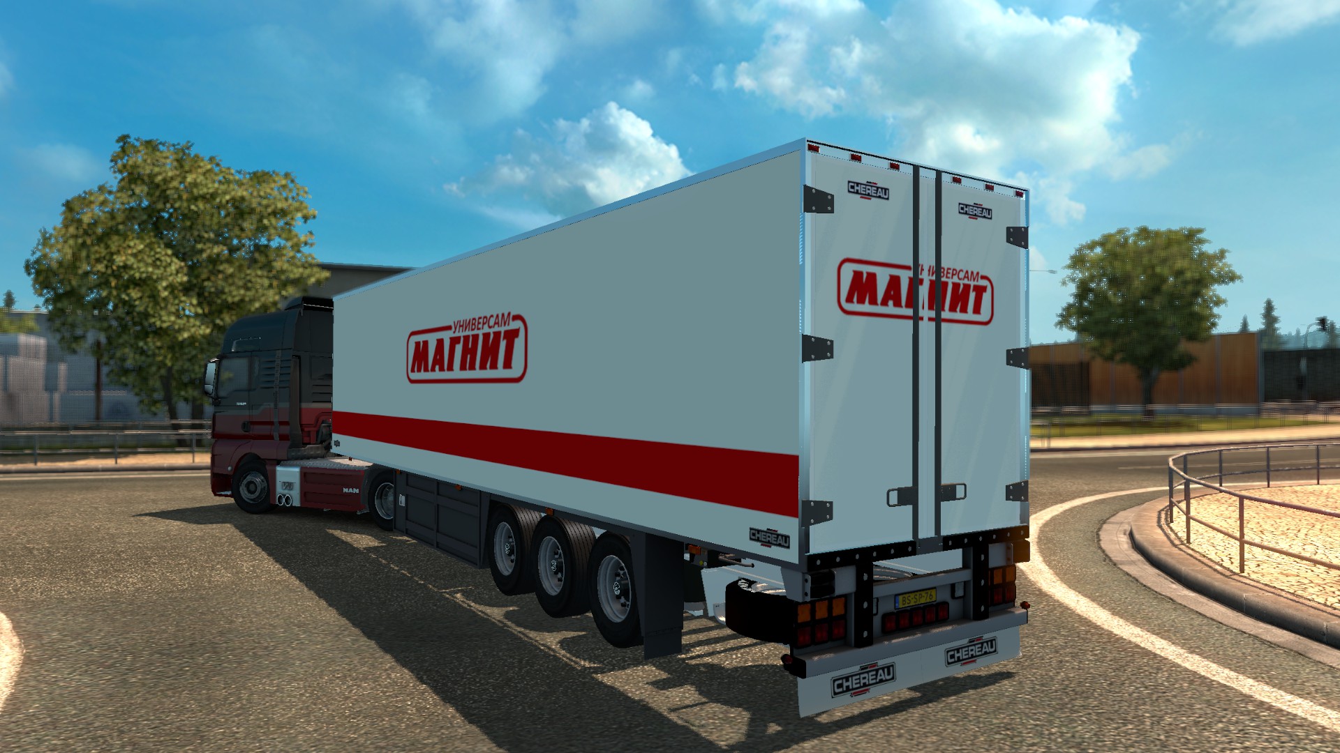 Euro Truck Simulator 2 "Автономный прицеп Chereau Магнит"