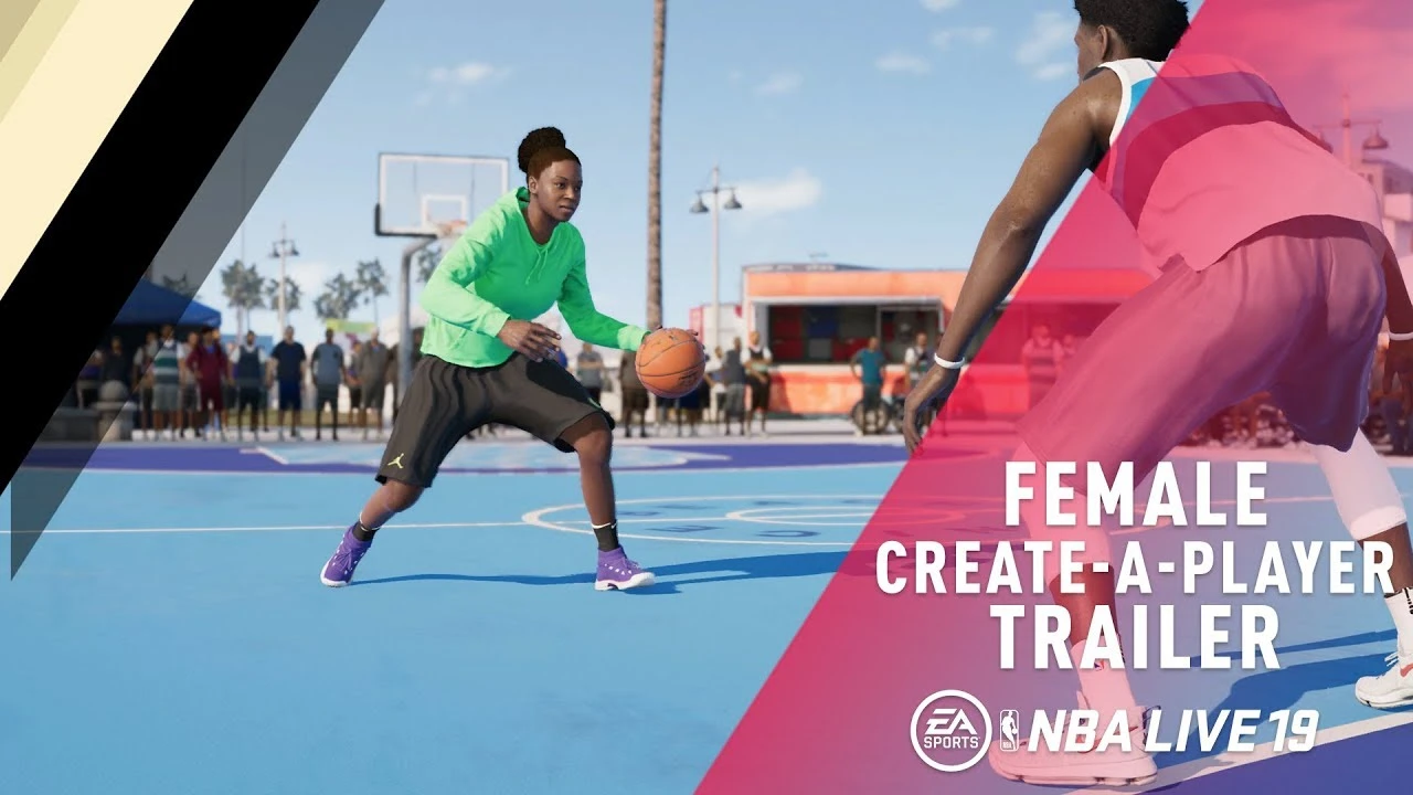В NBA Live 19 можно играть за девушку-баскетболистку