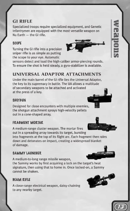 Rogue Trooper "Руководство пользователя" (ENG)
