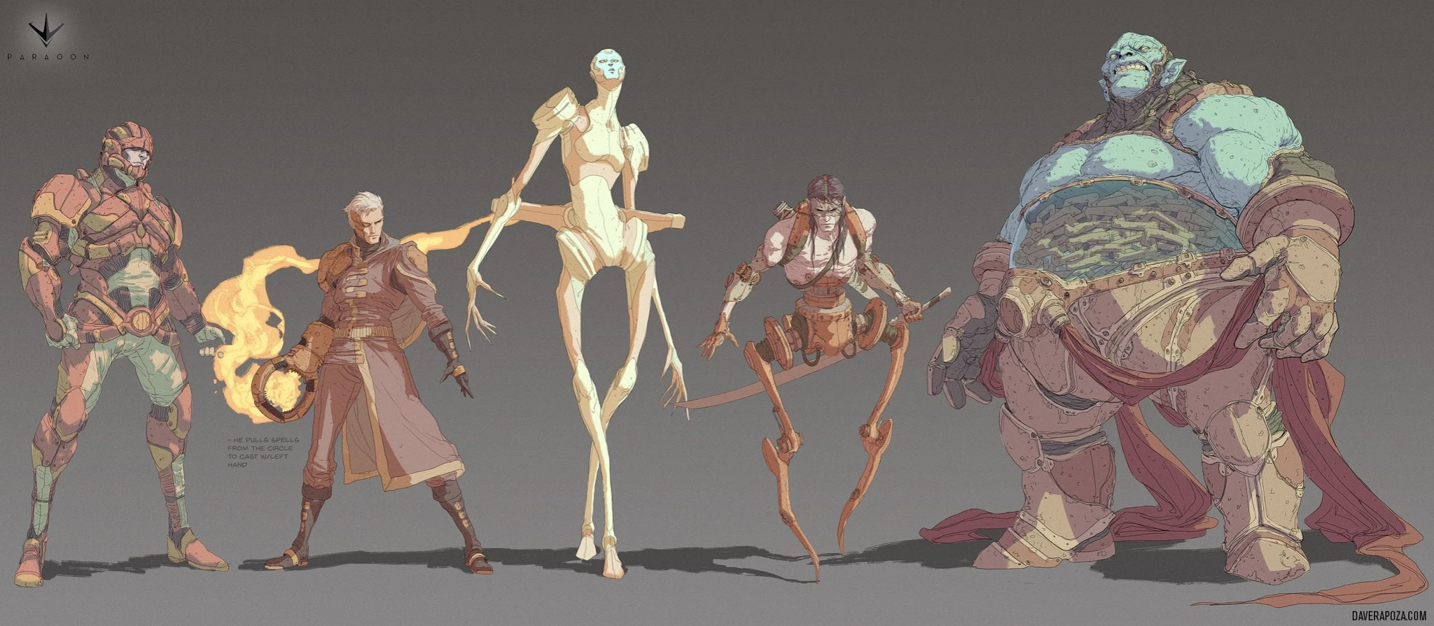 Какими могли бы быть герои Paragon