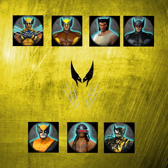 Marvel: Ultimate Alliance "pack wolverine skin+hud"