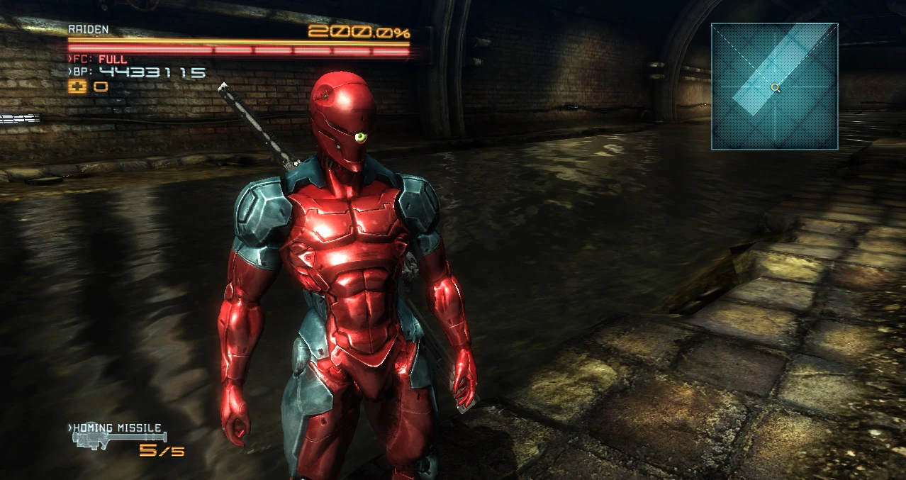 Metal Gear Rising Revengeance "MGS1 Альтернативный костюм Грей Фокс"