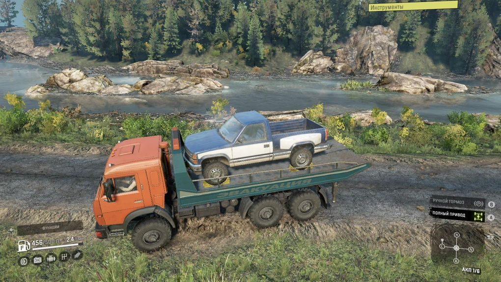 SnowRunner "Мустанг пак RSK v1.1.1 (v15.0)"