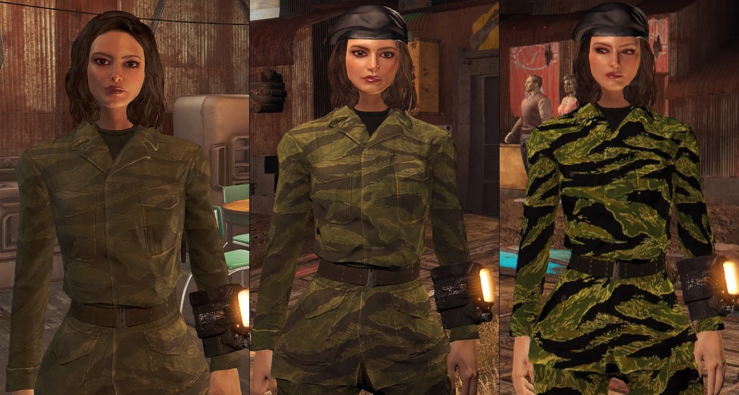 Fallout 4 "Армейская форма Metal Gear Solid"