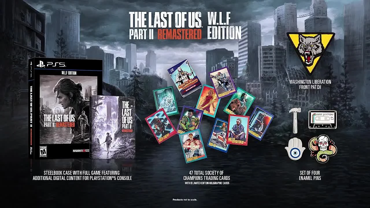 Новое видео ремастера The Last of Us: Part 2 посвящёно содержимому издания WLF