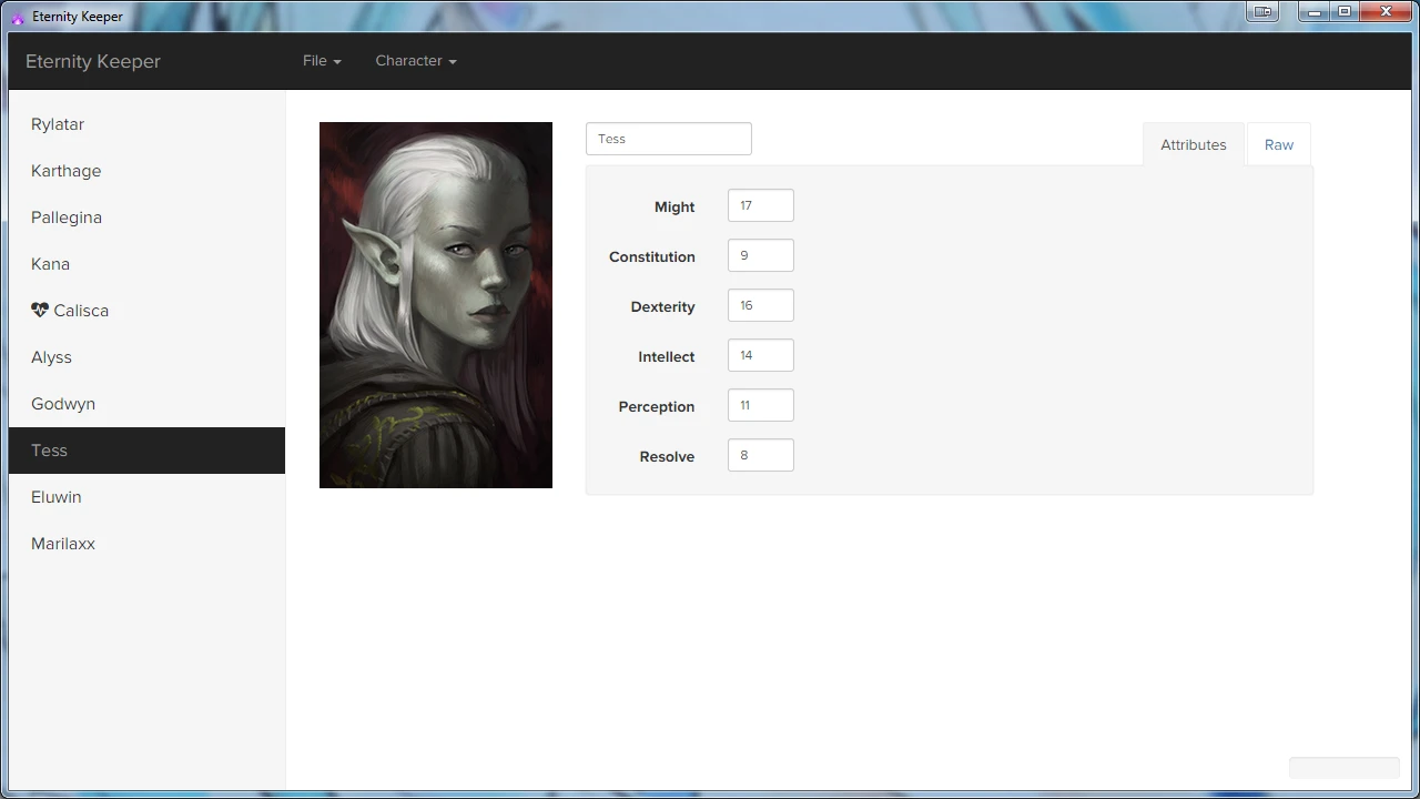 Pillars of Eternity: Редактор Сохранений / Keeper Save Game Editor by Fyorl