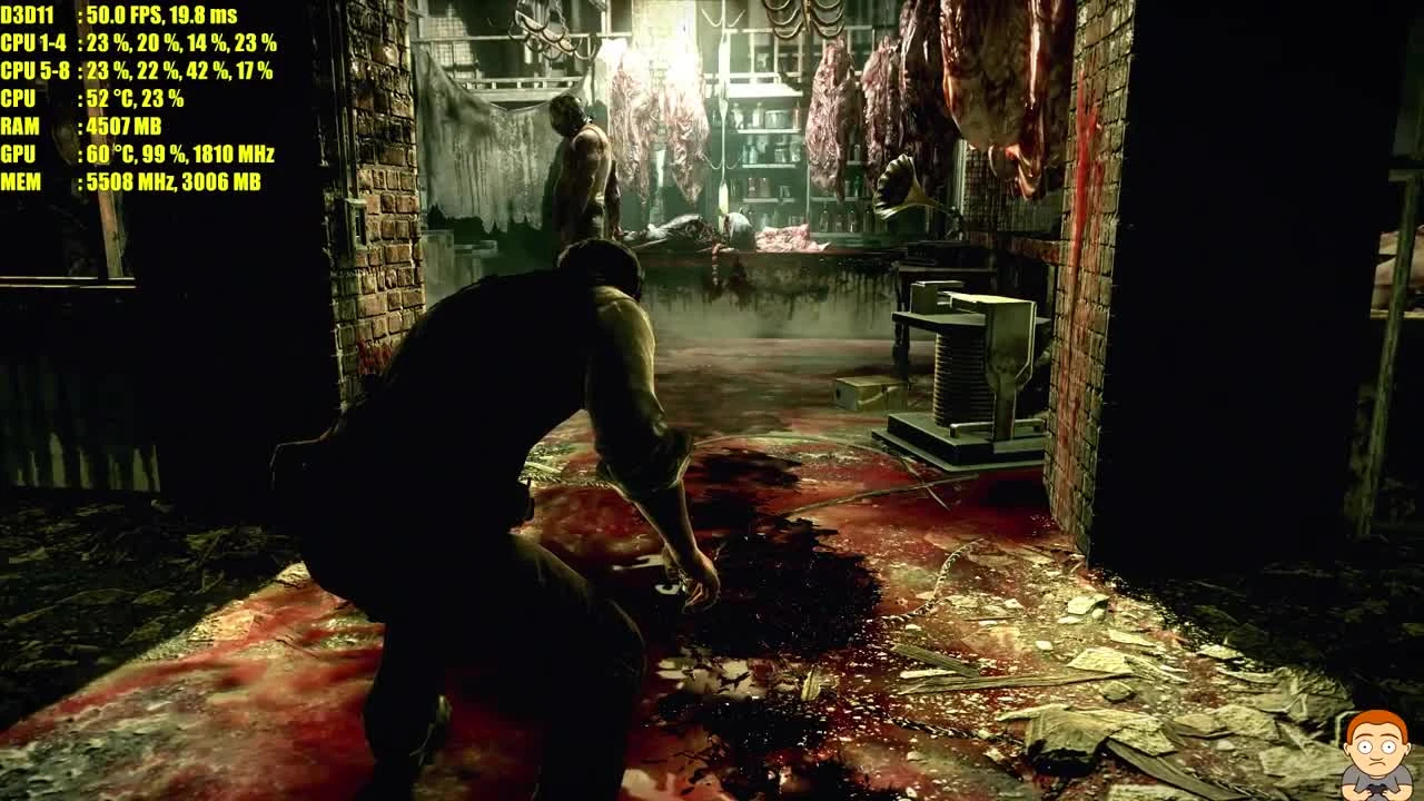 The Evil Within 4K GTX 1080 TI Тест Производительности Частота Кадров