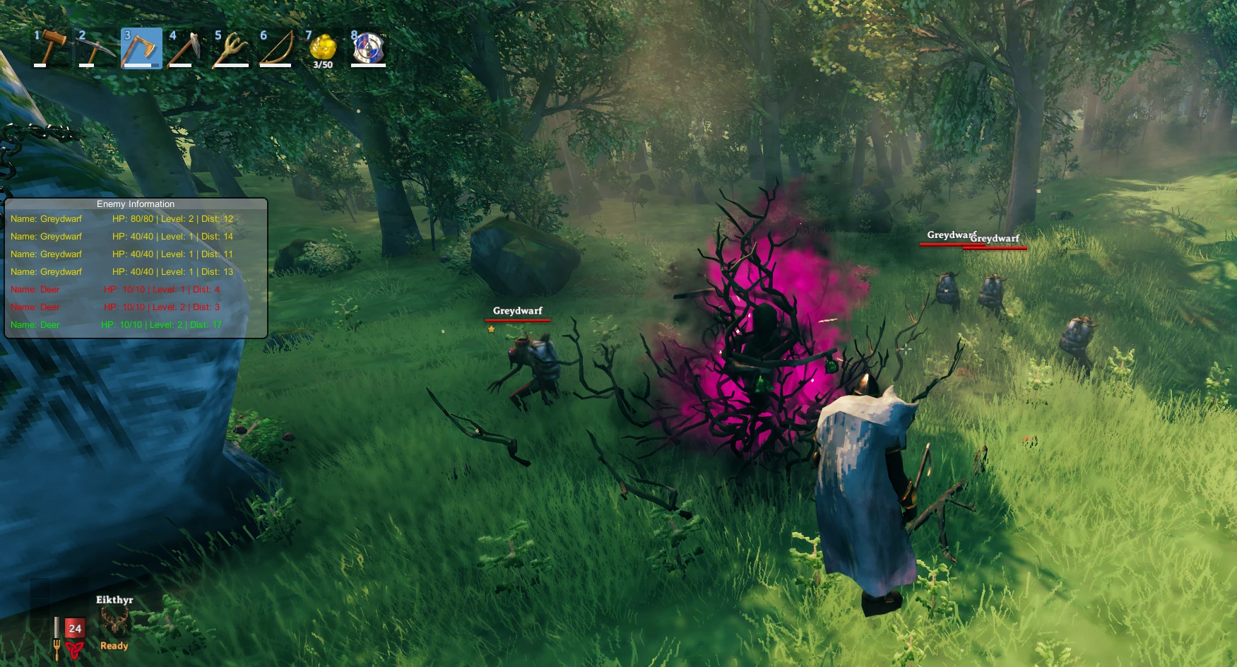 Valheim "Расширение возможностей чата и консоли"