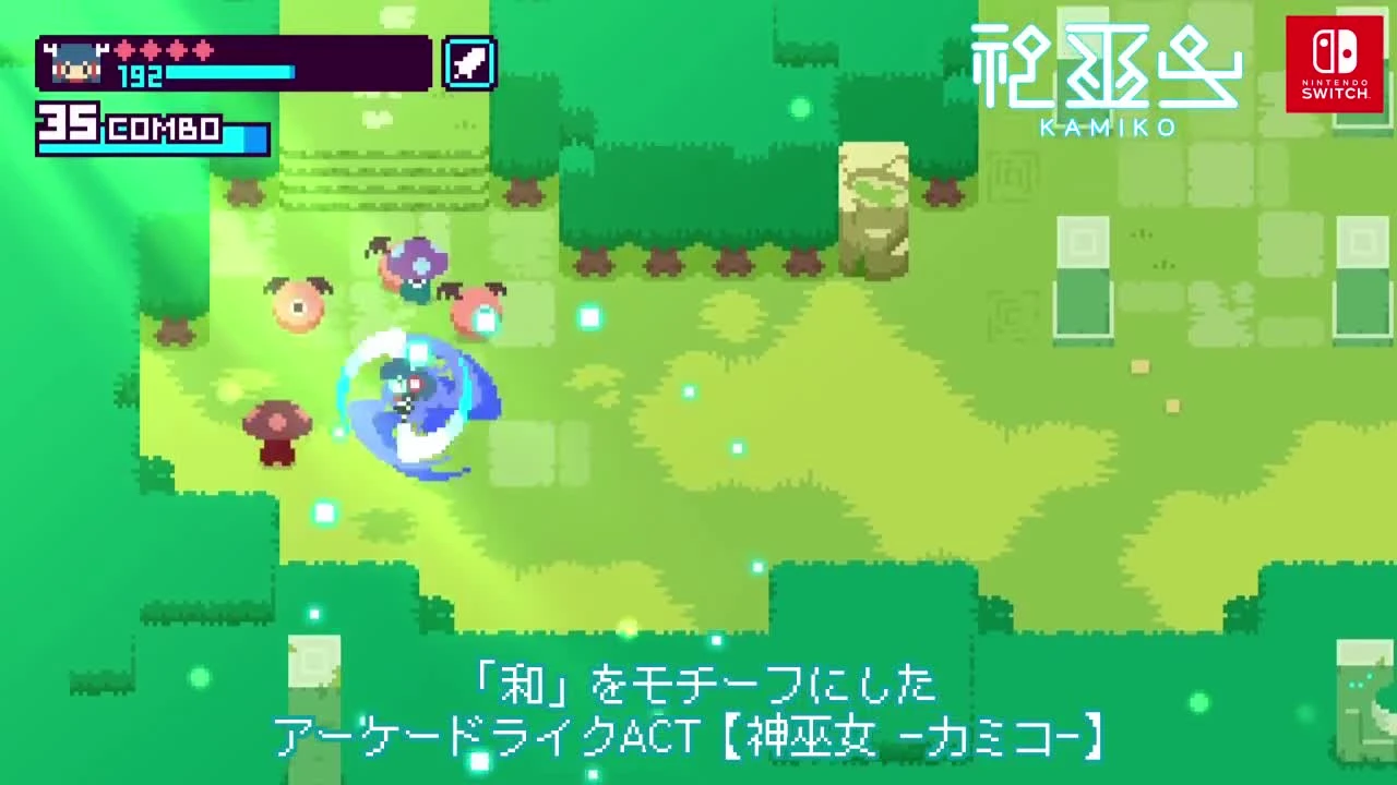Состоялся релиз пиксельного аркадного экшена Kamiko для Nintendo Switch