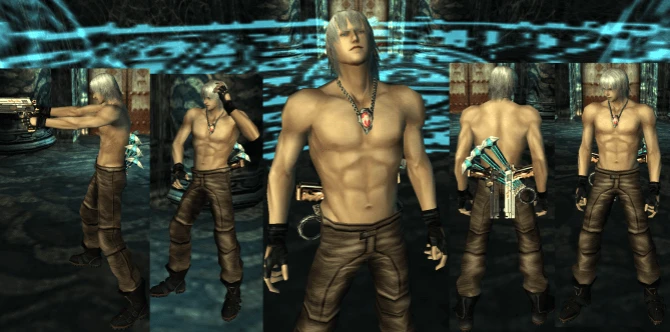 Devil May Cry HD Collection "HQ Данте костюм по умолчанию + без пальто"