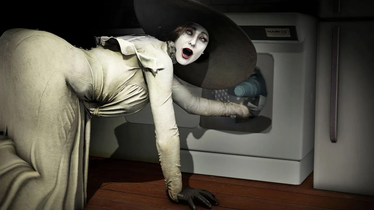 Когда леди Димитреску застряла...