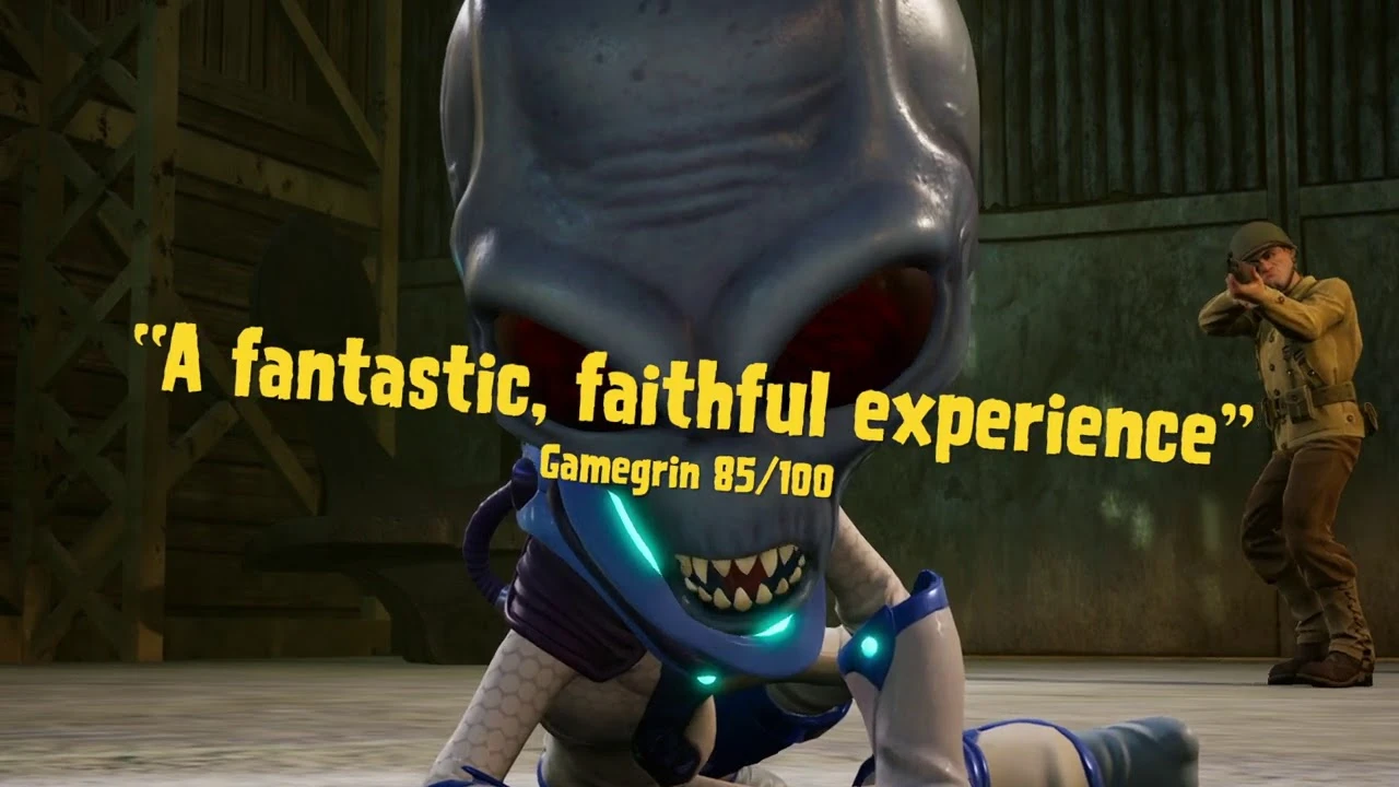 Хвалебный трейлер ремейка Destroy all Humans!