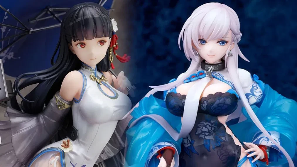 Представлены очаровательные фигурки Белфасты и Ятсен из Azur Lane