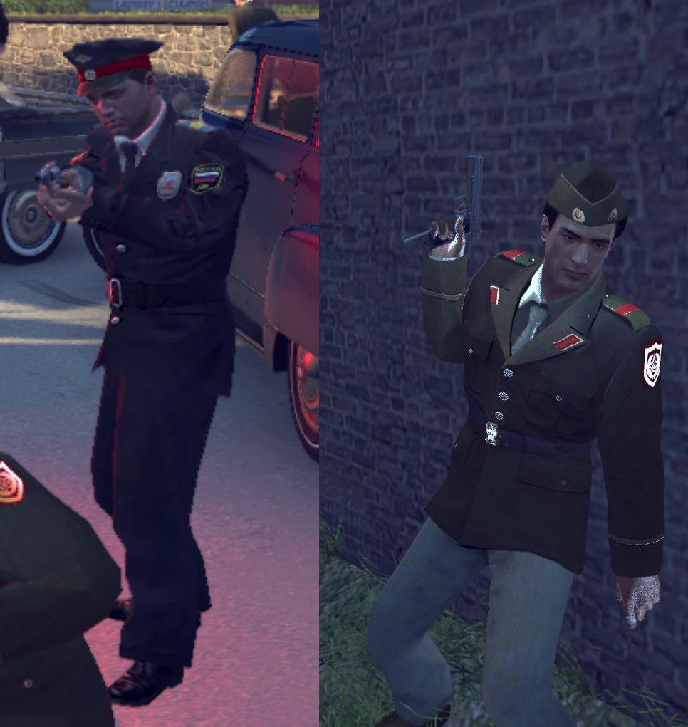 Mafia 2 "Русская форма для копов и Вито"