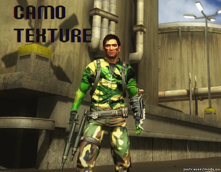 Just Cause 2 Скин Camo Rico