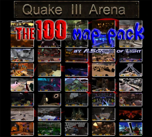 Quake 3 Arena "The 100 map pack - сборник карт"
