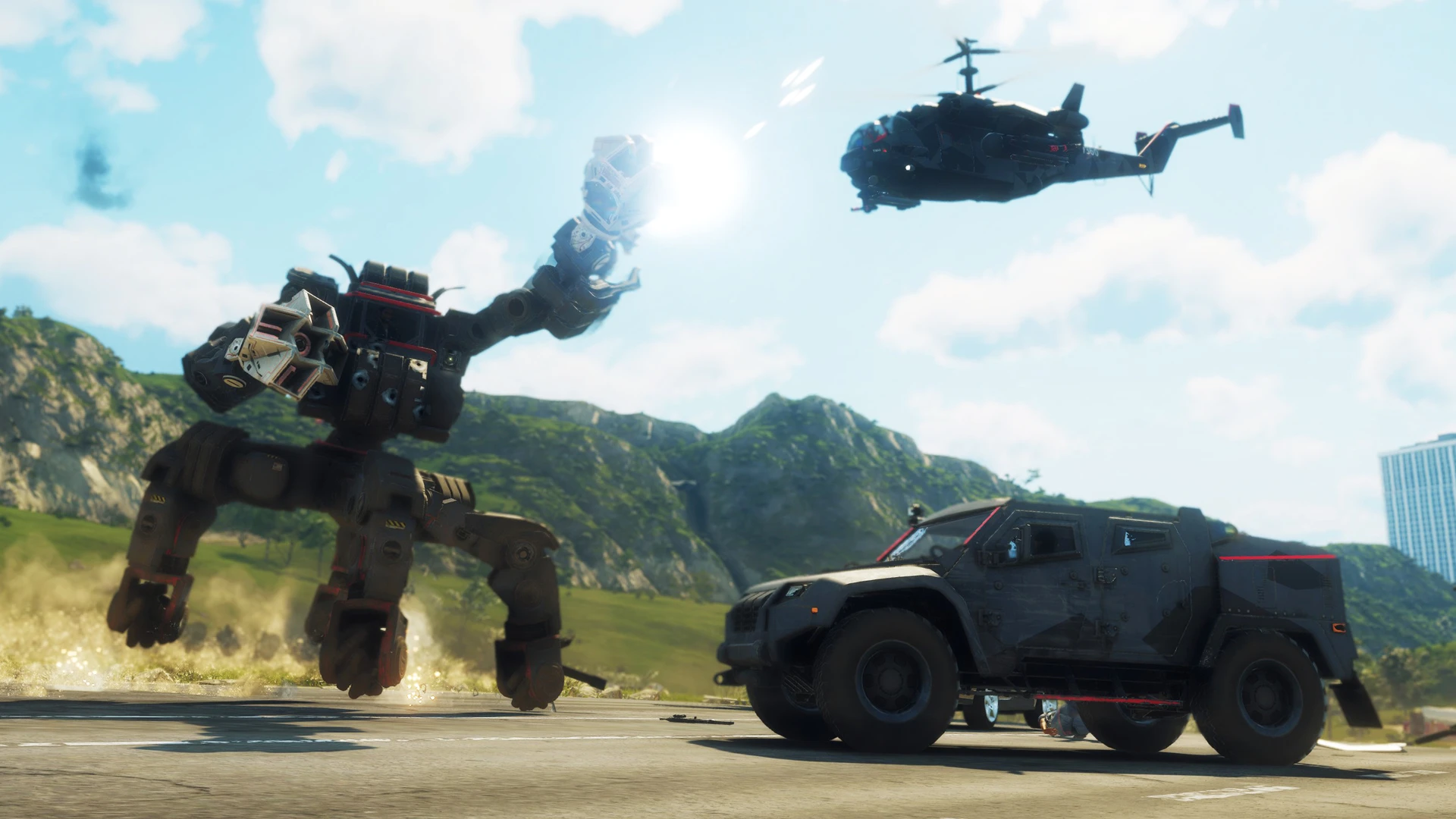 В Just Cause 4 появился Мех-боксер