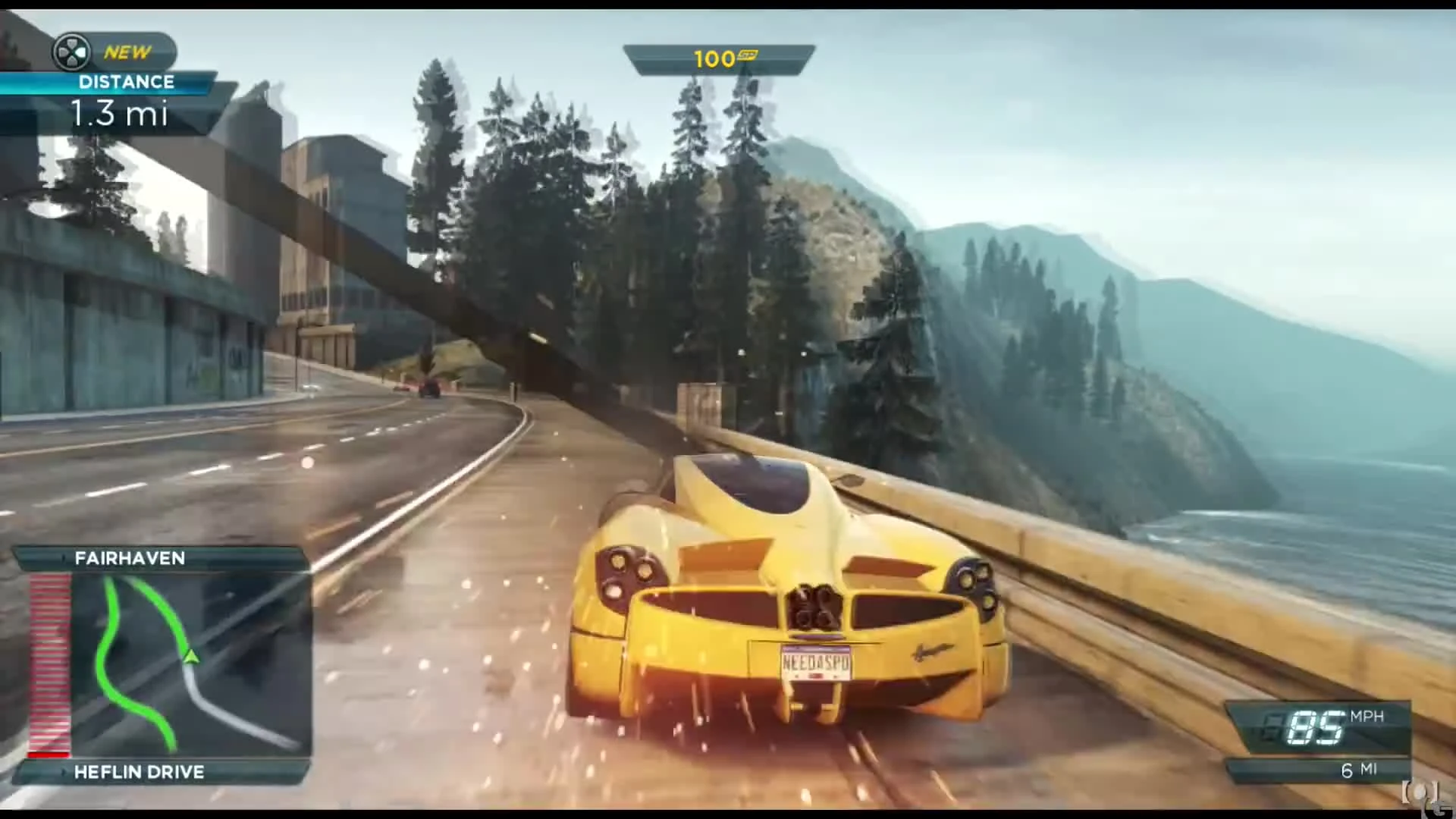 Геймплей августовского билда Need for Speed Most Wanted 2012