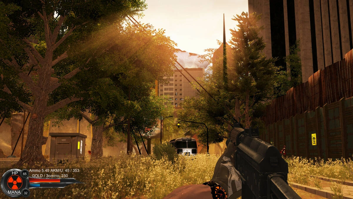 Видео игрового процесса инди-шутера Distorted world