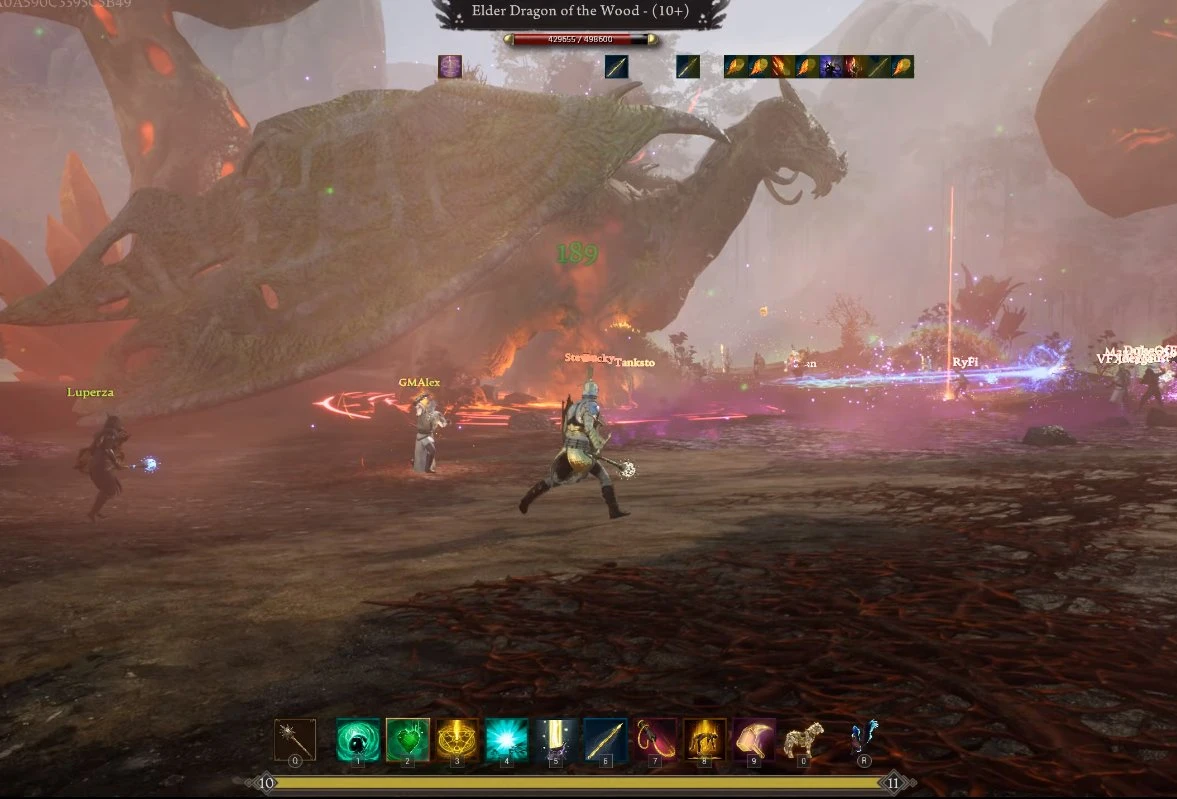 В Ashes of Creation во время боя с боссом другие игроки могут атаковать вас