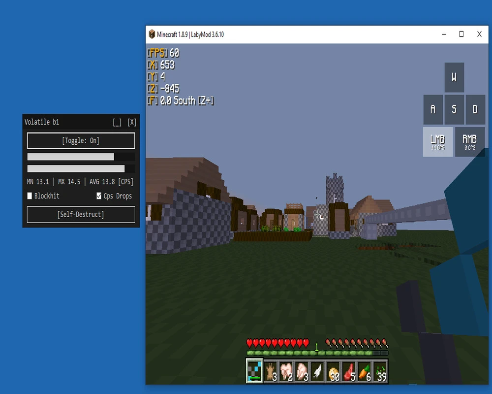 Minecraft "Автокликер для PVP" [Все версии]