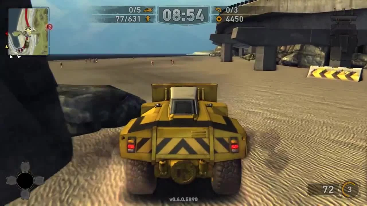 Carmageddon Reincarnation геймплей альфа-версии (v 0.4.0.5890)