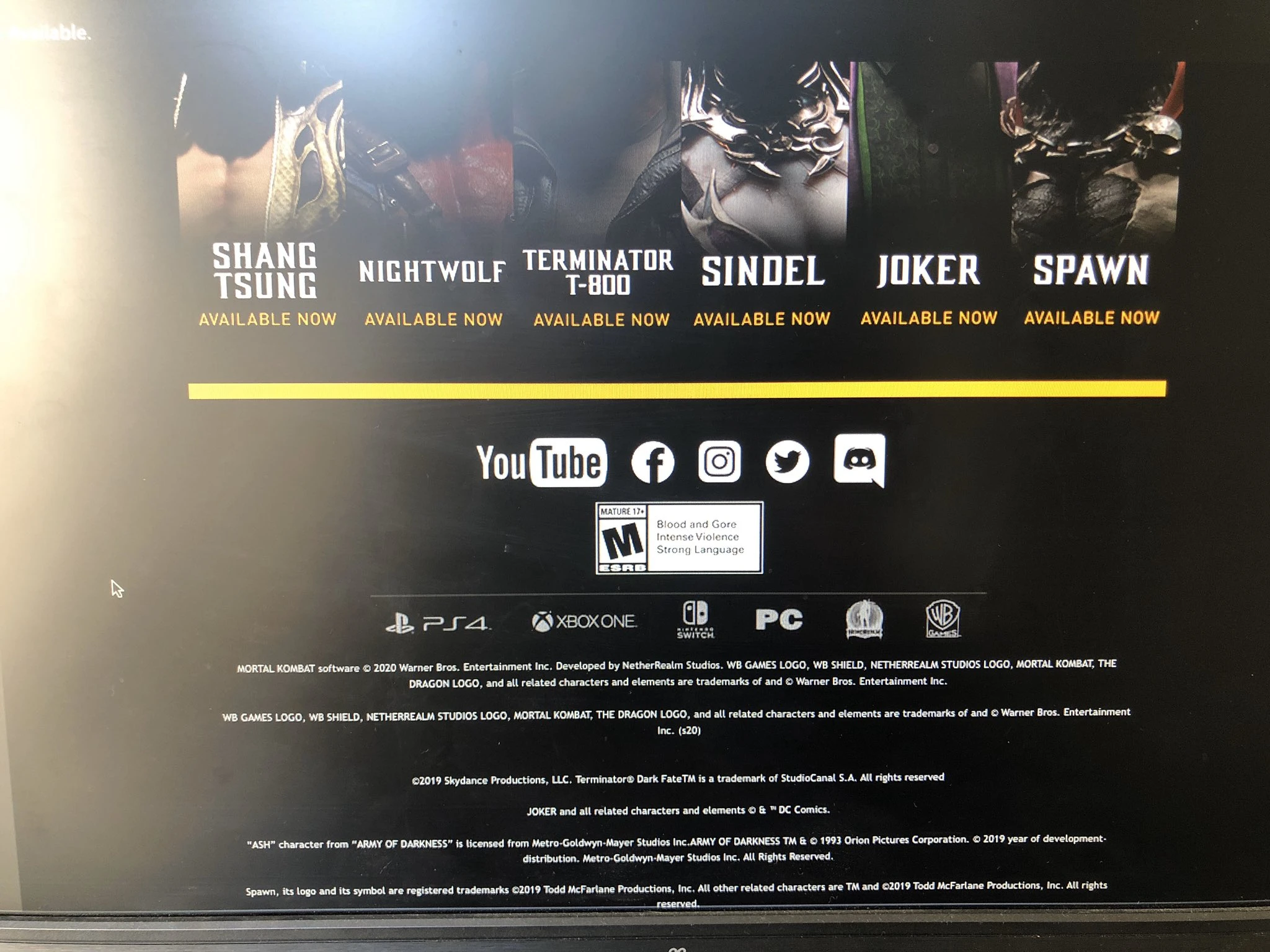 Эш из "Зловещих мертвецов" все же появится в Mortal Kombat 11