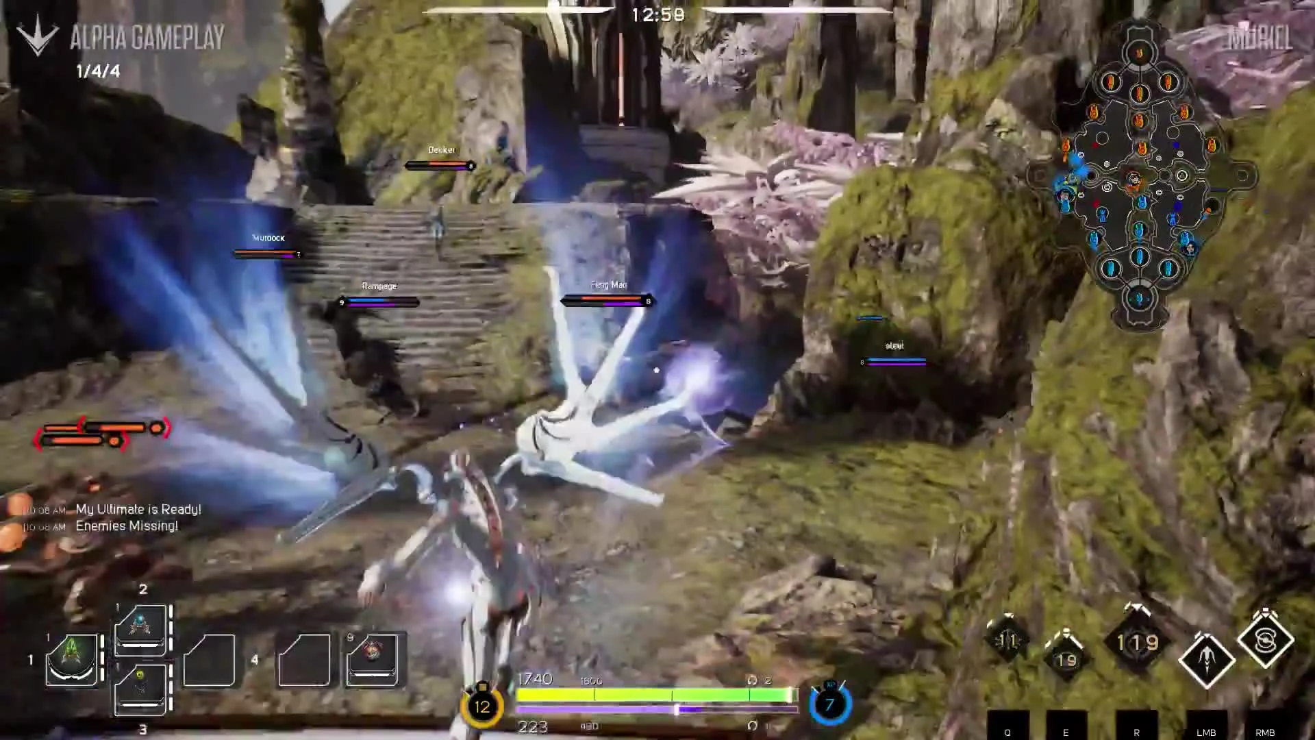 Четверка героев в новых геймплейных роликах Paragon