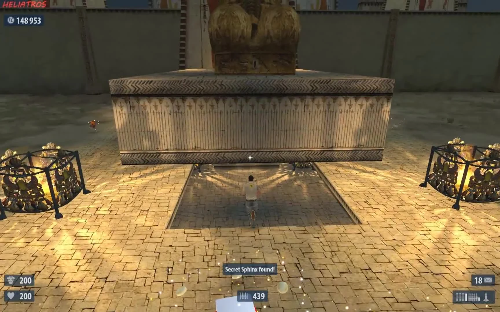 Нахождение секретов Serious Sam HD: Legend of the Beast. Уровень 3 (4 секрета)